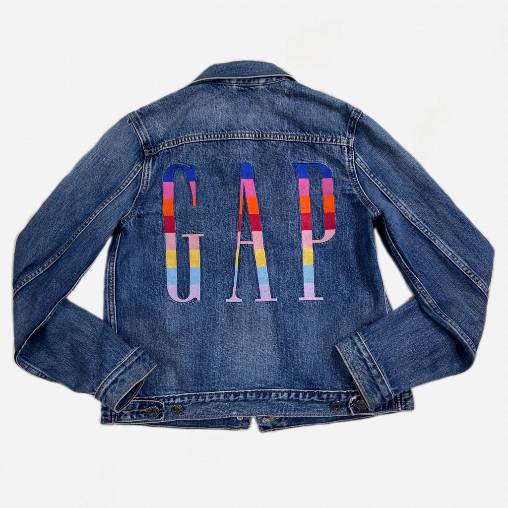 Gap Rainbow Denim Jacket